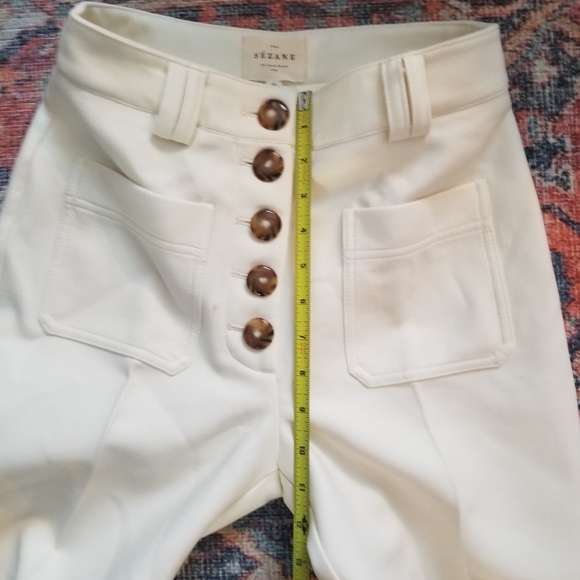 NWT Sézane Chuck Trouser Ecru - Picture 6 of 9